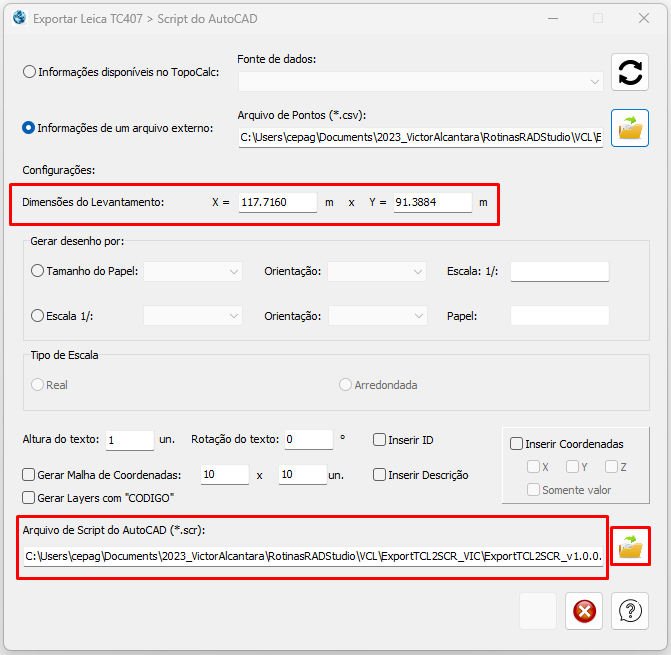 Aplicativo com Dados